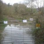 Blackstone access flooded