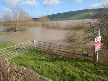 Flood on the Upper Severn
