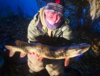What's being caught here: Nice pike caught early November 2017, very good fishing! Dominic Alcock.