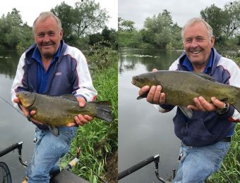 Tench are feeding at Mythe Pool