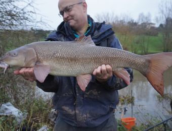 What's caught here -  barbel Dec 2105
