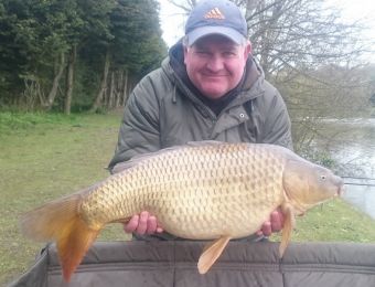 What's being caught here - 20lb carp, John Noke (1st May 2016)